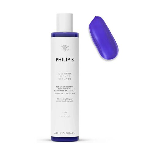 PHILIP B Icelandic Blonde Shampoo 7.4 oz, ( 220 ml ) | Delivers Bright and Shiny, Cool-Toned Hair