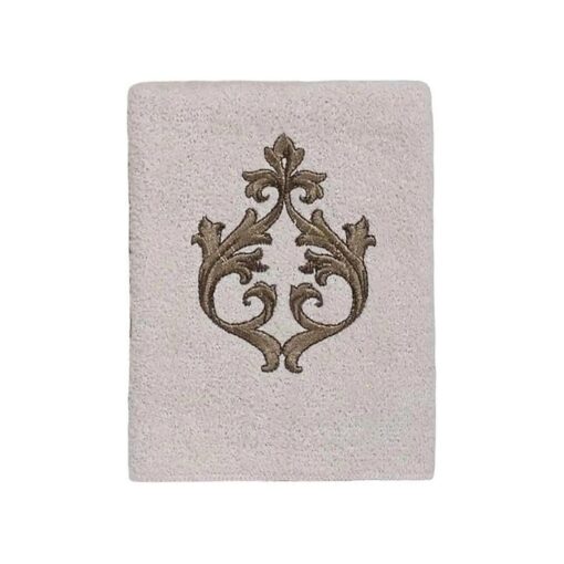 Avanti Linens - Washcloth, Soft & Absorbent Cotton Towel ( Monaco Collection, Ivory )