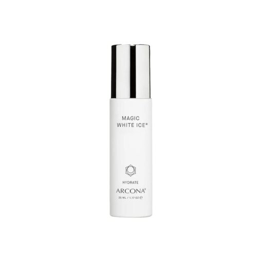 Magic White Ice - Daily Oil Free Moisturizer - Hyaluronic Acid Moisturizer with Organic Aloe, Tea Tree, Vitamin C & Glyercin, Silicone Free Moisturizer Leaves Skin Fresh & Dewy -Made In The USA