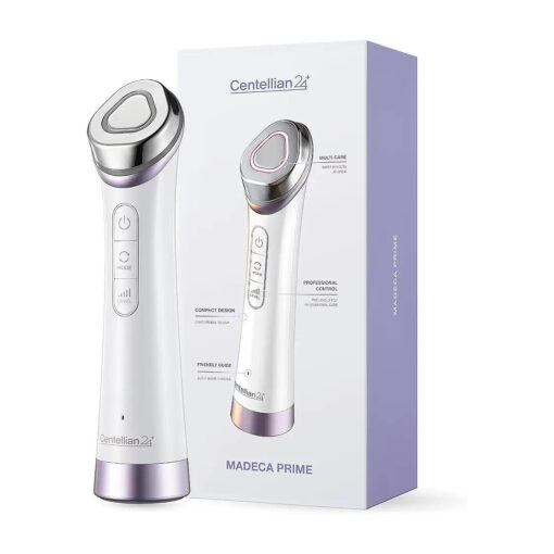 Centellian 24 Madeca Prime Facial Toning Device - 3-in-1 Microcurrent Facials, Korean Skincare, Premium Face Massager for Smooth Even Skin Tone, Elasticity & Glow Boost .