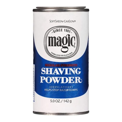 Magic Blue Shaving Powder 5 oz, Regular Depilatory 6 pack