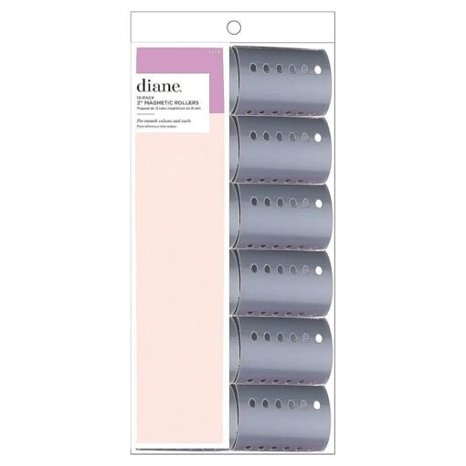 Magnetic Roller, Grey 2 Inch, 12 Count