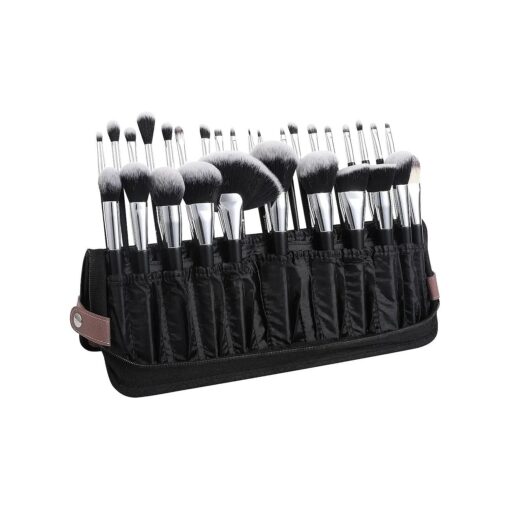 DUcare Makeup Brush Organizer 30pcs Folding Travel Professional Makeup Brushes Case Bag Stand-up Cosmetic Bag Artist Storage Bag ( Only Bag )