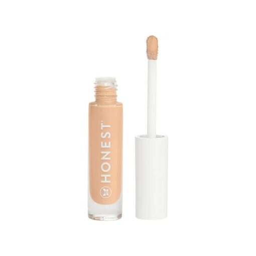 Honest Beauty Fresh Flex Concealer with Niacinamide + Vitamin E + Hyaluronic Acid | Vegan + Cruelty free | Cream, 0.17 fl oz