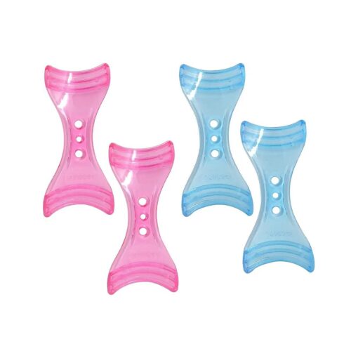 Honbay 4PCS Plastic Eyeliner Guide Template Stencil Shaper Tool Makeup Tool for Beginners, Pink and Blue