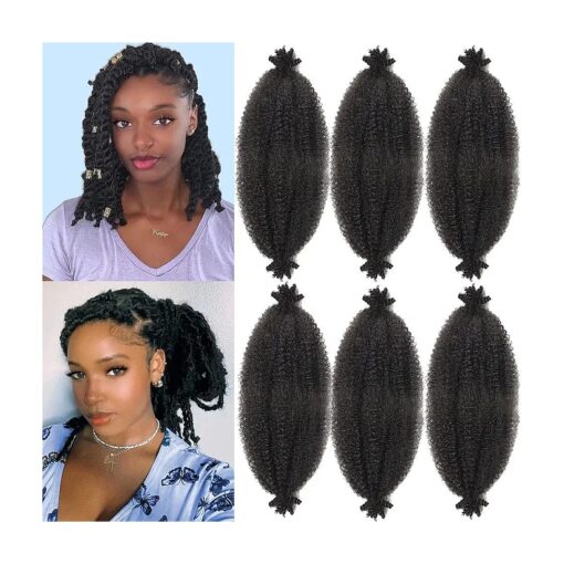 Marley Twist Braiding Hair for Kids 10 Inch Marley Hair for Spring Twist Hair Passion Twist Hair Faux Locs Crochet Hair for Black Women Butterfly Locs Springy Afro Twist Hair Cuban Twist Hair