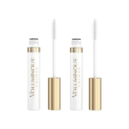 Voluminous Lash Boosting Conditioning Primer Mascara, White Primer, 0.24 Fl Oz., 2 Count