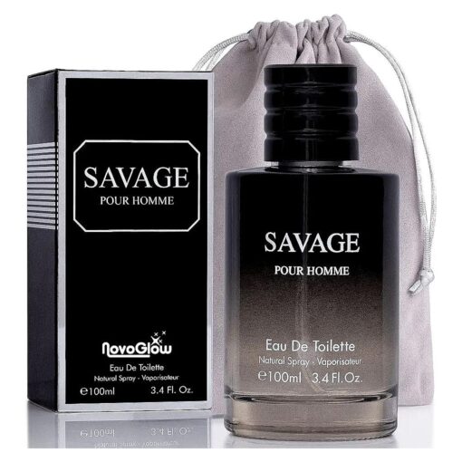 Savage 3.4oz Men 's Cologne Spray - Refreshing Masculine Scent, Includes Carrying Pouch