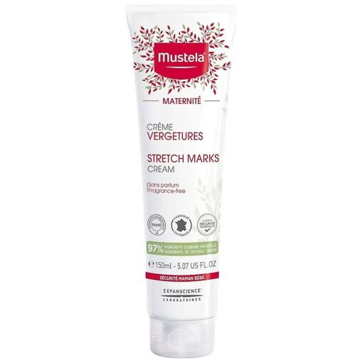 Maternity Stretch Marks Cream for Pregnancy - Natural Skincare Massage Moisturizer with Natural Avocado, Maracuja & Shea Butter - Lightly Fragranced or Fragrance Free - Various Sizes