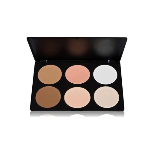 Contour Face Powder Kit Base Foundation Corrector Palette Sleek Pigment Pro Pressed Powder Cosmetics Highlighting Contouring Bronzing Professional Beauty Make up Bronzer Pallet Brown