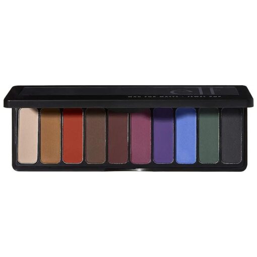 e.l.f, Mad For Matte Eyeshadow Palette, 10 Shades, Jewel Pop, 0.49 Ounce