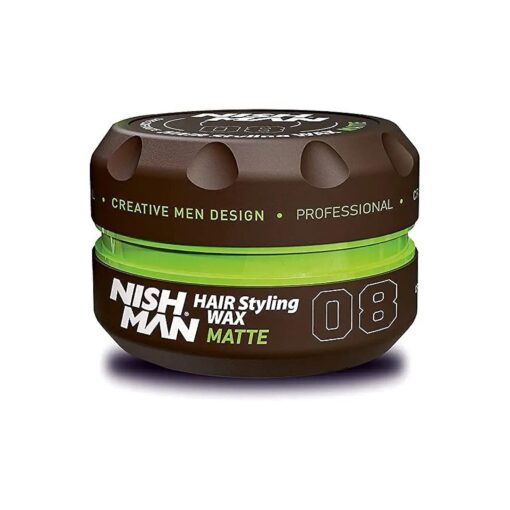 nishman Hair Styling Series ( 08 Matte Wax CLAY WAX, 150ml )