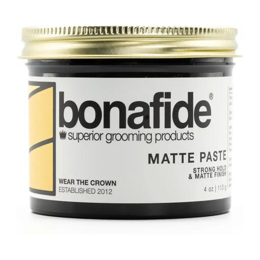 Matte Paste 4 oz, | Matte Finish Texturing Strong Hold, Water Based Formula Washes out Easily, Light Citrus Fragrance