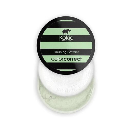 Kokie Cosmetics Setting Powders, Green - Redness Correction, 0.18 Ounce