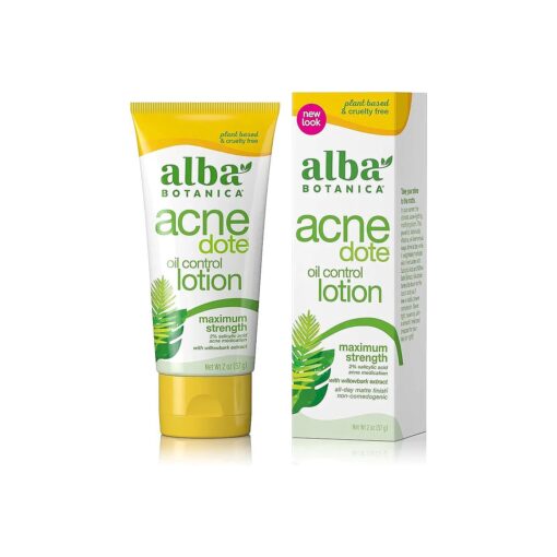 Alba Botanica Acnedote Maximum Strength Oil Control Lotion, 2 Oz