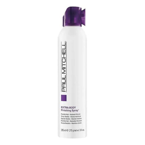 Paul Mitchell Extra-Body Finishing Spray, Flexible Hold, Maximum Volume, For Fine Hair, 9.5 oz .