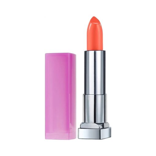 Maybelline New York Color Sensational Rebel Bloom Lipstick, Peach Poppy, 0.15 Ounce