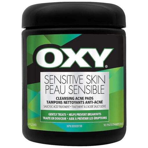 Oxy Medicated Acne Pads Sensitive 90 's 0.37-Inches