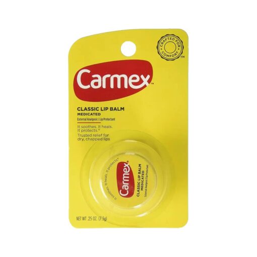 Carmex Classic Lip Balm Medicated 0.25 oz ( Packs of 6 )