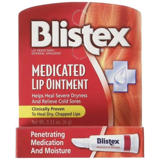 Blistex Medicated Lip Ointment 0.21 oz ( Pack of 6 )