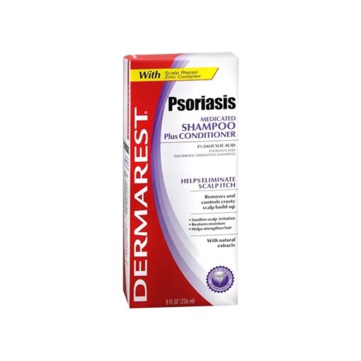 DERMAREST Psoriasis Medicated Shampoo plus Conditioner, 8 OZ