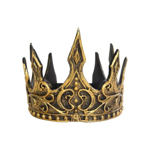 Regal King 's Crown, Adjustable Royal Crown Prince Tiara, Medieval King Costume Accessories for Adult