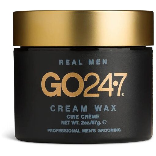 GO247 Cream Wax - Medium Hold, Natural Finish, 2 Oz