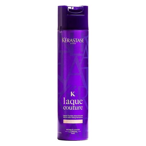 Laque Couture Hair Spray | Medium Hold Styling Spray | Long Lasting, Flexible Hold | Anti-Humidity and Flyaway Control | With Heat Protectant | For All Hair Types | 8.8 Oz