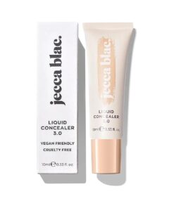 Jecca Blac Liquid Concealer, Full Coverage Soft Matte Finish, Long-lasting and Transfer-Resistant, Gender Neutral and LGBTIQA+ Inclusive Make Up, Shade 3.0, 10ml