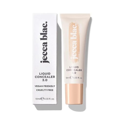 Jecca Blac Liquid Concealer, Full Coverage Soft Matte Finish, Long-lasting and Transfer-Resistant, Gender Neutral and LGBTIQA+ Inclusive Make Up, Shade 3.0, 10ml