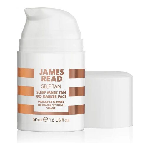 James Read Sleep Mask Tan Face Dark, Overnight Tan, Medium/Dark, 1.6fl, oz .