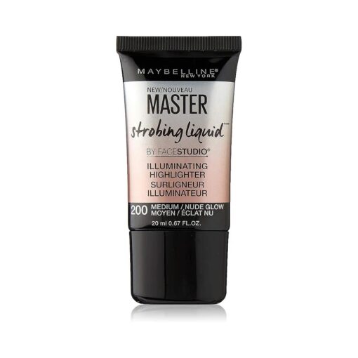 Maybelline New York Master Strobing Liquid Illuminating Highlighter, Medium/Nude Glow, 0.67 fl, oz .