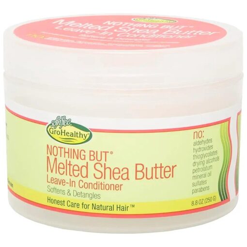 Sof N Free Nothing but Melted Shea Butter Leave In Conditioner, 8.8 Ounce