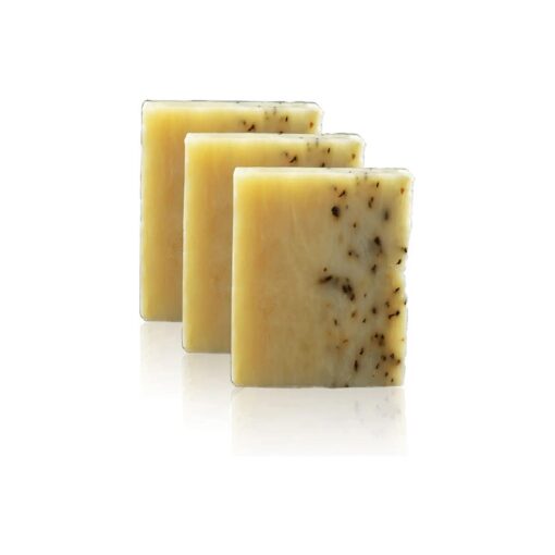 Brickell Men 's Mint Soap Scrub Bar for Men ( 3 Pack ), Natural and Organic Exfoliating Bar Soap Handmade with Tea Tree, Coconut and Peppermint Leaf Scent, 5 Ounce Bar ( 3 Pack )