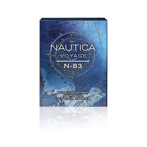 Nautica Voyage N-83 Eau de Toilette for Men, 3.4 Fl Oz