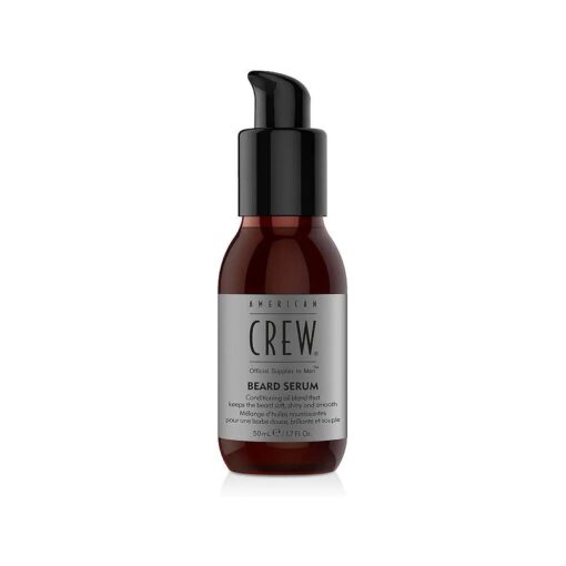 American Crew Beard Conditioner Serum, Conditioning Oil Blend for a Soft, Shiny & Smooth Beard, 1.7 Fl Oz