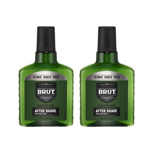 Brut Signature After Shave Fragrance for Men 5 Oz ( Pack of 2 )