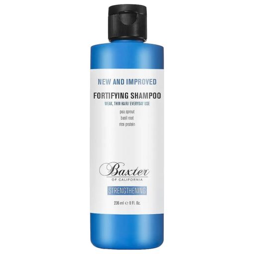 Baxter of California Daily Fortifying Shampoo for Men | All Hair Types| Cleanses and Strengthens | Fresh Mint Scent | Father 's Day Gift Guide