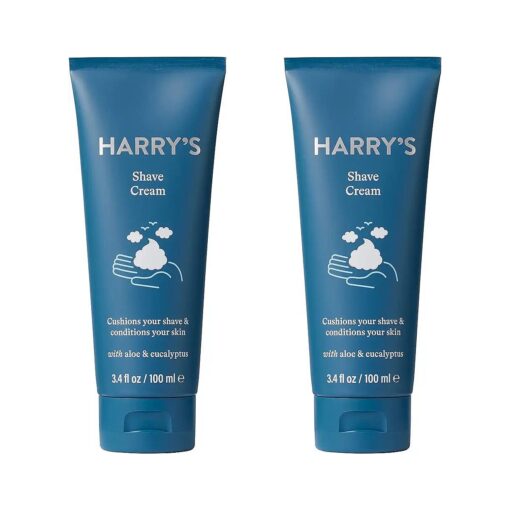 Harry 's Shaving Cream - Shaving Cream for Men with Eucalyptus - 2 pack ( 3.4 oz )