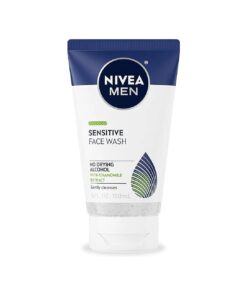 Nivea Men Sensitive Face Wash with Vitamin E, Chamomile and Witch Hazel Extracts, 5 Fl Oz Tube