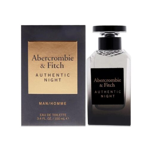 Abercrombie & Fitch Authentic Night Men EDT Spray 3.4 oz