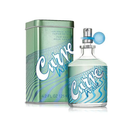 Curve Men 's Cologne Fragrance Spray, Casual Cool Day or Night Scent, Curve Wave, 4.2 Fl Oz