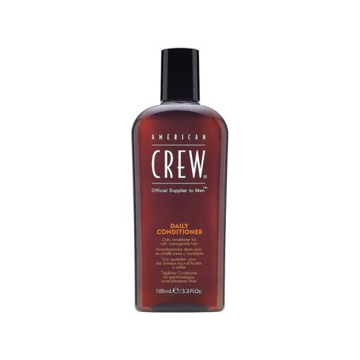 Men 's Conditioner by American Crew, Daily Conditioner for Soft, Manageable Hair, Naturally Derived, Vegan Formula, Citrus Mint, 3.3 Oz