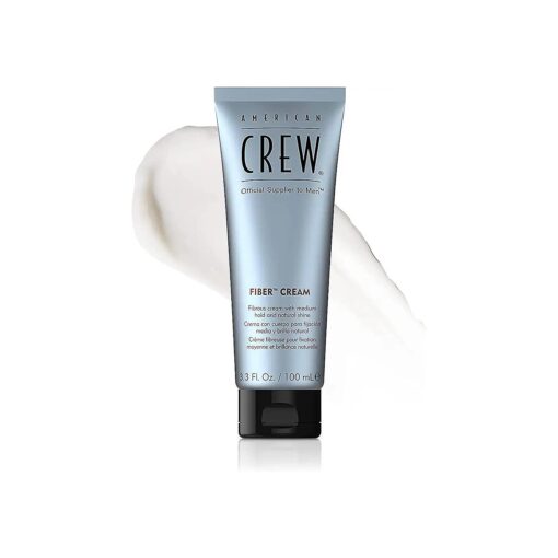 American Crew Men 's Fiber Cream, Like Hair Gel with Medium Hold & Natural Shine, 3.3 Fl Oz