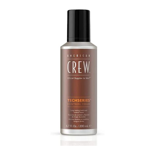 American Crew Men 's Hair Control Foam Techseries, Like Hair Gel with Long Lasting Hold, 6.7 Fl Oz