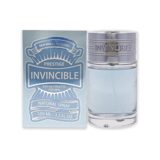 New Brand Perfumes Prestige Invincible EDT Spray Men 3.3 oz ( sem numero )