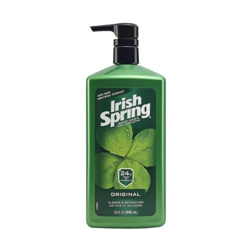 Irish Spring Men 's Body Wash Pump, Original - 32 Fluid Ounce