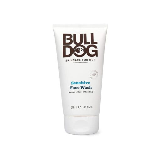 BULLDOG Mens Skincare and Grooming Sensitve Face Wash, 5 Fluid Ounce