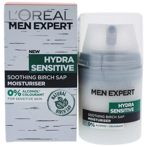 LOreal Professional Men Expert Hydra Sensitive Moisturiser Men Moisturizer 1.7 oz