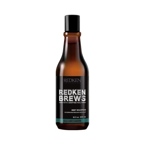 Redken Brews Mint Shampoo For Men | Energizing Mint Scent | With Menthol For Soothing and Refreshing Scalp and Hair | For All Men 's Hair Types